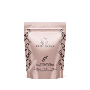 Buy Ripped Edibles THC Cream Soda Gummies Online Green Society