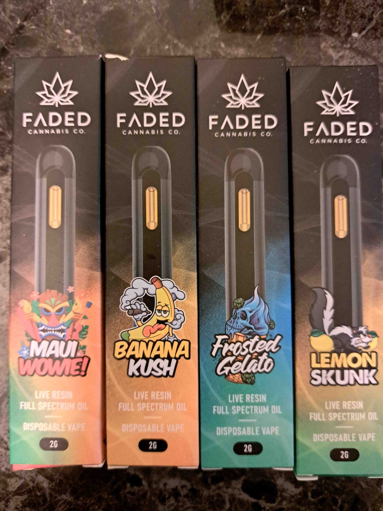 Faded Cannabis Co. 2mL Live Resin Vape Pen Bundle photo review